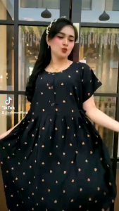 BAJU IBU HAMIL MENYUSUI - DASTER IBU HAMIL - DRESS CHIBI JUMBO - DASTER CHIBI JUMBO LOVE