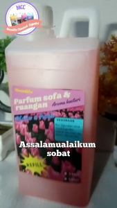 PARFUM SOFA dan RUANGAN AROMA KASTURI NON ALKOHOL plus disinfektan 1 liter