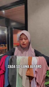 ZADA SO LANA inspired Instant Hijab ITY Original Fabric Instant Sukob