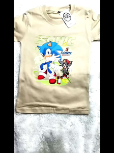 Baju Kaos Sonic Shadow Generations Anak Usia 1-10 Tahun