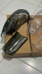 Tutup Cover Filter Aerox dan Lexi Old Stc gallery shop\\n\\n Apa Itu Tutup Cover Filter Aerox & Lexi?\\n\\nTutup cover filter Aerox dan Lexi adalah aksesoris motor yang dirancang khusus untuk melindungi filter udara pada motor-motor dengan sistem stang tua (Old Stc). Tutup cover ini terbuat dari bahan super mika plastik premium yang kokoh, tidak mudah pecah, dan tidak mudah kusam.\\n\\n Spesifikasi Produk\\n\\n- Sistem pemasangan: Pnp\\n- Bahan: Super mika plastik premium\\n- Warna tersedia: Smoke, Red, Blue, Clear\\n\\n Kelebihan Tutup Cover Filter Aerox & Lexi\\n\\nTutup cover filter Aerox dan Lexi memiliki beberapa keunggulan, antara lain:\\n\\n- Melindungi filter udara dari debu dan kotoran\\n- Meningkatkan penampilan motor dengan aksesoris yang stylish\\n- Tersedia dalam berbagai warna untuk menyesuaikan selera pengguna\\n\\n Cara Pemasangan Tutup Cover Filter Aerox & Lexi\\n\\nBerikut adalah langkah-langkah instalasi tutup cover filter Aerox dan Lexi:\\n\\n1. Pastikan motor dalam keadaan mati dan dingin\\n2. Buka filter udara dengan menggunakan kunci atau alat bantu yang sesuai\\n3. Pasang tutup cover filter pada tempatnya\\n4. Tutup kembali filter udara dengan hati-hati\\n\\n Tips Menggunakan Tutup Cover Filter Aerox & Lexi\\n\\nBerikut adalah beberapa tips penggunaan tutup cover filter Aerox dan Lexi:\\n\\n- Pastikan tutup cover terpasang dengan baik dan tidak longgar\\n- Bersihkan tutup cover secara berkala untuk menjaga kualitas udara masuk ke mesin\\n- Jangan memasang tutup cover jika filter udara sedang dalam kondisi kotor atau rusak\\n\\n Keunggulan Bahan Super Mika Plastik Premium\\n\\nBahan super mika plastik premium memiliki beberapa keunggulan, antara lain:\\n\\n- Kokoh dan tidak mudah pecah\\n- Tidak mudah kusam\\n- Ringan dan mudah dipasang\\n\\n Kenapa Harus Menggunakan Bahan Ini?\\n\\nBahan super mika plastik premium dipilih sebagai bahan pembuatan tutup cover filter Aerox dan Lexi karena sifatnya yang kokoh, tidak mudah pecah, dan tidak mudah kusam. Selain itu, bahan ini juga ringan dan mudah dipasang, sehingga memudahkan pengguna dalam proses instalasi.\\n\\n Warna-warna yang Tersedia\\n\\nTutup cover filter Aerox dan Lexi tersedia dalam empat warna pilihan, yaitu:\\n\\n- Smoke\\n- Red\\n- Blue\\n- Clear\\n\\n Pilihan Warna yang Sesuai dengan Keinginan Anda\\n\\nPilih warna tutup cover filter Aerox dan Lexi sesuai dengan selera dan preferensi Anda. Anda dapat memilih warna yang sesuai dengan warna motor Anda atau warna yang Anda sukai.\\n\\n Tips Memilih Warna yang Cocok untuk Motor Anda\\n\\nBerikut adalah beberapa tips memilih warna tutup cover filter Aerox dan Lexi yang cocok untuk motor Anda:\\n\\n- Pertimbangkan warna motor Anda\\n- Pilih warna yang kontras atau senada dengan warna motor Anda\\n- Pertimbangkan selera dan preferensi Anda\n}