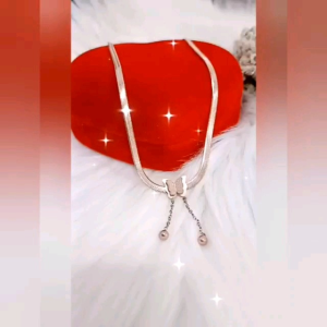 Kalung Titanium Anti Karat Kupu-kupu Kalung Belut Gepeng Cocopink Jewelry