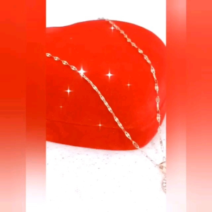 Kalung Titanium Anti Karat Liontin Permata Cocopink Jewelry