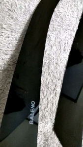 TALANG AIR MOBIL ALL NEW BALENO HATCHBACK thn 2017-2021 MODEL FLAT RATA HITAM MENGKILAT