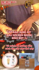 Đầu béc các góc 0/15/25/40 độ gắn súnɡ xịt rửa xe của máy rửa xe áp lực cao- kèm Ren ngoài nối nhanh 1/4 inch