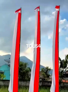 umbul umbul layur 4meter bendera layur