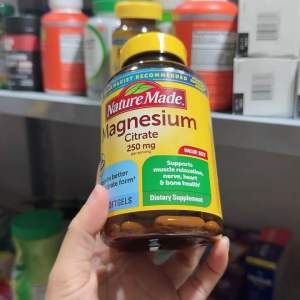 Viên Uống Bổ Sung Magie Nature Made Magnesium 250mg 120 viên