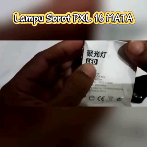 Lampu LED Bar Tembak CREE Motor 16 Titik Pipih 2 Baris Lampu Sorot Motor Mobil Super Terang
