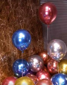 chrome balloon for event decoration birthday party