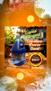 DREAM Liquid Detergent(SUNSHINE SCENT) Premium Quality 1Gal/3.4Liters (max 2 quantity per check-out)
