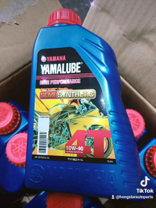 YAMAHA YAMALUBE 4T 10W-40 HIGH PERFORMANCE MOTORCYCLE OIL 1 LITER SEMI SYNTHETIC 1000L MINYAK MOTORSIKAL HIGH QUALITY