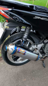 Knalpot Original Vin Project Tipe Std Stainless Bluemoon Moncong Shijiro Full Sistem Pnp Motor Aerox Pcx Nmax Vario Beat Scoopy Mio Fino Genio Xeon Lexi Dll
