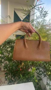 Túi 2hand xách tay full da thật dập vân kì nhông của Nhật -T527