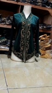 Atasan Kebaya Kartini Bludru Premium Bordir Corneli & Kebaya Wisuda