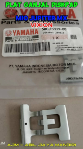 PLAT GANJAL KANVAS REM DISKPAD DEPAN KODE PART 50C JUPITER MX MIO VIXION XRIDE