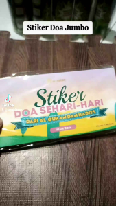 Stiker Doa Sehari-hari Ukuran Jumbo: Edukasi Al-Quran & Sunnah