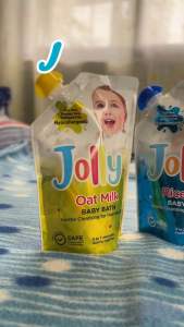 Jolly Baby Bath Rice Milk Oath Milk and Cherry Milk Hair Body Bath 200ml