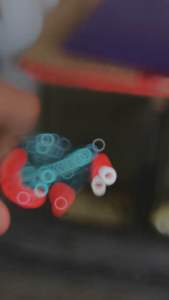 ไม้ล่อปลา น้ำเงินใต้วงแดง