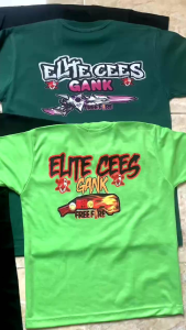 FASHION ANAK/ T-SHIRT ANAK FF ELITE CEES GANK VERSI SG GOLDEN/ KAOS ANAK LAKI LAKI UMUR 1-13 TAHUN/ ATASAN ANAK MODEL SABLON DTF
