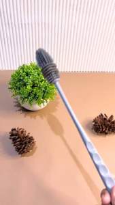 Sikat Botol Silikon gagang panjang Pembersih Gelas Minum Bayi Brush Termos Tumbler