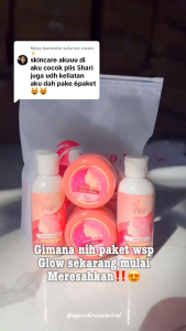 WSP GLOW KEMASAN TERBARU / wsp glow skincare ORI
