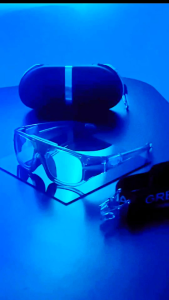 Kacamata Basket Futsal High Score Frame - Bisa Lensa Minus - Plastic Acetate Tebal dengan Lensa Anti Radiasi - Bonus Cleaner (Termasuk Hardcase & Lap)