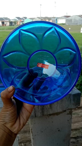 MANGKOK PLASTIK BIRU KRISTAL MANGKUK KUAH SAYUR BAKSO