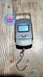 Timbangan Gantung Digital Portable kapasitas max 50 kg barang berkualitas COD BAYAR DITEMPAT