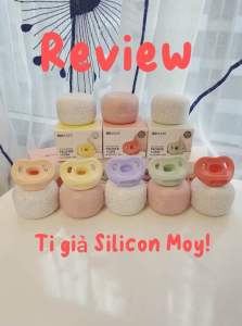 Ti giả Silicone Moyuum Hàn Quốc 0M+/6M+ [ Kèm hộp đựng ] Ti Giả Silicone Cho Trẻ Sơ Sinh 0M+/6M+ Món Đồ Ngậm Cho Trẻ 3-6 Tháng Ti Ngậm Màu Sắc Đa Dạng An Toàn Cho Trẻ Em Từ Hàn Quốc - Lazada