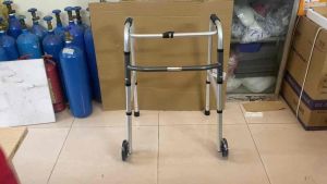 Khung Tập Đi Hợp Kim Nhôm Siêu Nhẹ Cao Cấp - Hỗ Trợ Người Già Phục Hồi Chức Năng - Hàng Nhập Khẩu