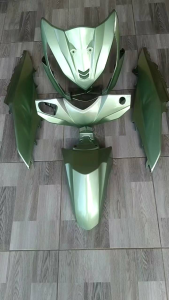 COVER BODY HALUS HONDA BEAT FI LAMA 2014 2015 2016 HIJAU SAGE COSTUM BARU