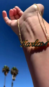 kalung nama titanium custome nama sendiri anti karat