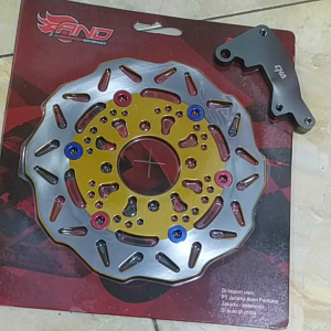piringan cakram 220mm plus breket all beat all scoopy vario techno vario 110 led vario 125 150 old spacy genio beat street