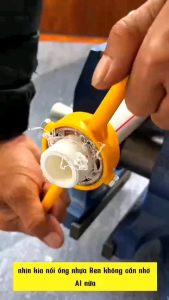 Bộ Bàn Tạo Ren Ống Nước Dụng Cụ Taro Tạo Ren Ngoài Ống Nước PVC 21 27 34