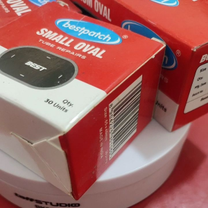 [1 Kotak] TIPTOP BESTPATCH MINI / SMALL / MEDIUM OVAL KARET TAMBAL BAN DALAM