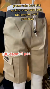 Promo Celana Cargo 90rban 4 Pcs (Celana Cargo Pendek)