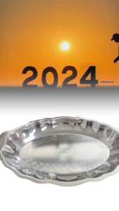 Dĩa hột xoài inox hấp cá bò né LONG PHÁT 35x23cm