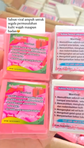 TERMURAH* 1 lusin isi 12pcs sabun susu collagen sabun ayu