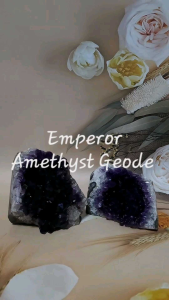 KRISTAL SG: Emperor Amethyst Geode/帝王紫晶簇 QE408A/B