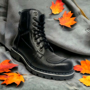 SEPATU SAFETY BOOTS PRIA TERBARU BROWN Leather 100% Kulit Dijamin Uang Kembali