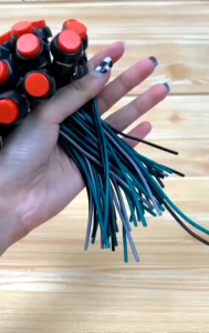 Saklar On Off Lampu Motor Mobil Variasi Model Bulat Bahan Plastik ABS Tahan Segala Cuaca MS