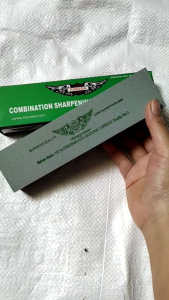 BATU ASAH GOSOK FUKUDA HIJAU 8" dan 6"- BATU GOSOK UNGKAL ASAHAN PISAU 100% GREEN BLACK SILICONE CARBIDE