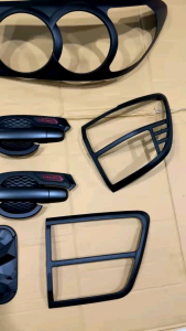 Paket Lengkap New Fortuner 2007 2008 2010 2011 Garnish Lampu Depan Belakang Outer Handle Tank Cover Hitam Chrome