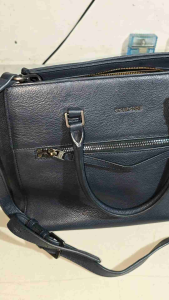 Preloved Couronne Korea Bag with Sling StrapGenuine Pure Leather Bag