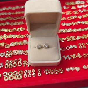 Stud Earrings Russian stone