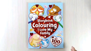 Igloo Storybook Colouring I LOVE MY FAMILY over 100 Stickers