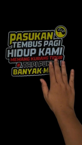 T-Shirt pasukan tembus pagi kain katun combet kaos kata kata kaos viral kaos pria distro kaos terbaru
