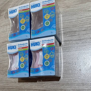 HUKI Empeng Orthodontic Soother with Cover Empeng Gepeng isi 1 pcs Nahisa 1