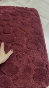 Thảm Lau Chân - Thảm Chùi Chân Bằng Lông Nỉ Chống Trơn Trượt Siêu Thấm Hút 40cm *60cm