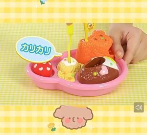 ของเล่นป้อนอาหารตุ๊กตา สำหรับเด็ก 3+ ปี ขนาดพอดีมือ น่ารัก ปลอดภัย สำหรับเสริมพัฒนาการ ของเล่นบทบาทสมมติ ไอศกรีม พุดดิ้ง เค้ก ชุดอาหารหมี ของเล่นป้อนอาหารเด็กสุดฮิต